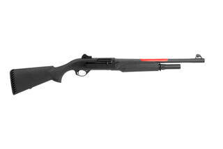 Benelli M2 Tactical Shotgun features a tactical stock and ghost ring sights